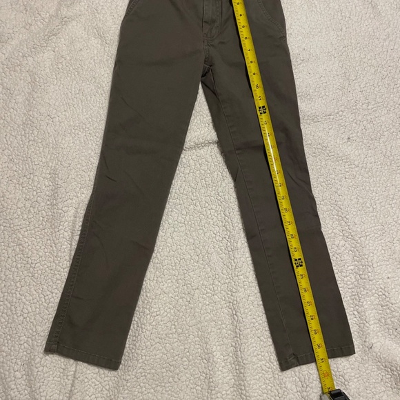 Cat and Jack Boys Khaki Pants Adjustable Waist Snap Button Size 8 Regular - Picture 2 of 6